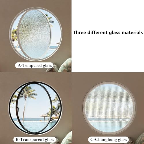 Ventana de servicio de aluminio y cristal templado para negocios 6