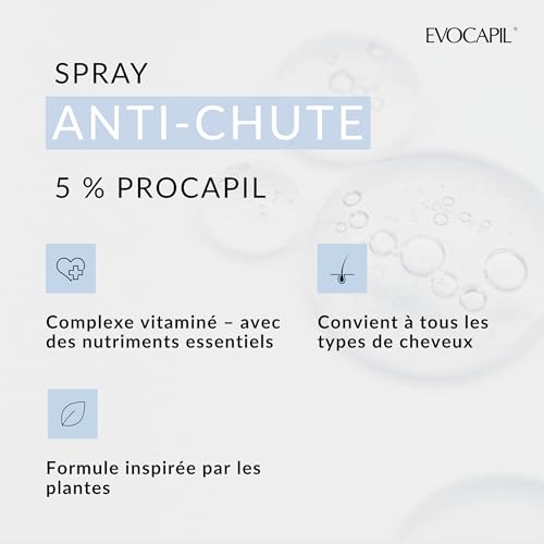Spray Anti-Chute Evocapil Plus Lotion Fortifiante 5% Procapil pour Stimuler la Racine - 2