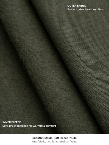 Image of Alan Jones Clothing Men's Regular Fit Mid Rise Fleece Jogger Regular Pants For Winterwear