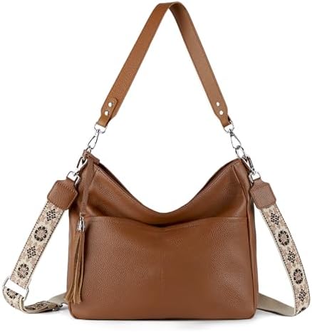 befen Genuine Leather Purse for Women Soft Leather Hobo Crossbody...