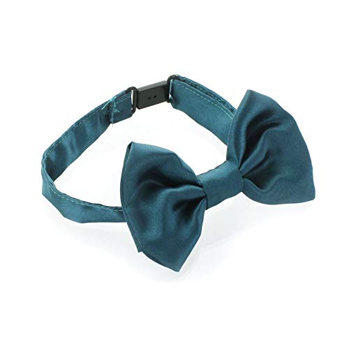 My Lello Classic Pre- Tied Satin Adjustable Bow Tie Solid Formal Tuxedo Style For Baby's, Children & Men2