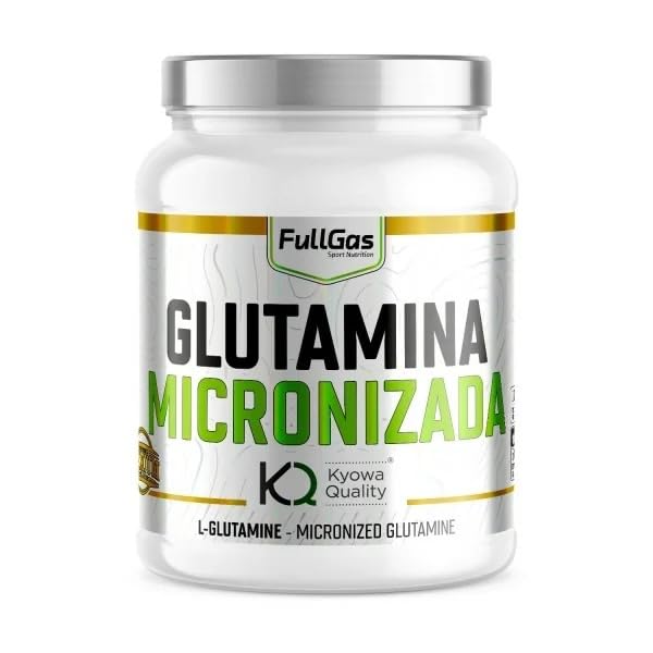 Glutamina micronizada en polvo - Neutro - Fullgas - 500g