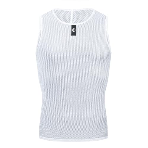 YKYWBIKE Men's Cycling Base Layer Sleeveless Cycling Jersey Men Quick Dry Bicycle Undershirt Mesh...