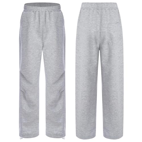 Jogger Pants for Boys Girls Active Sweatpants Elastic Waistband Jogging Bottoms Athletic Workout