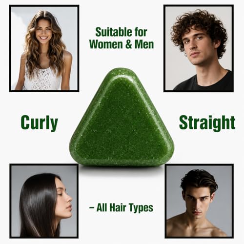 Buy Taulix Nature Seven Green Triangle Shampoo Bar with multyfunction, Oil Control, Dandruff Removal, Smoothening, Platycladus Usman Grass Hair Care 100g (Pack Of 2) Online at Low Prices in India - Amazon.in - Image 7