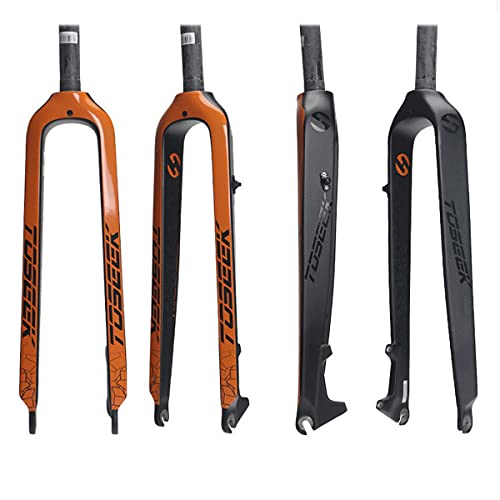 GGXX Fahrrad Starrgabel 26/27.5/29"Zoll 3K Vollcarbon Fahrrad Vorderradgabeln Scheibenbremse Hartgabel MTB Fahrradgabel FahrradzubehöR Cover