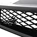Spec-D Tuning JDM Front Bumper Hood Mesh Grille Black Compatible with 1990-1993 Honda Accord