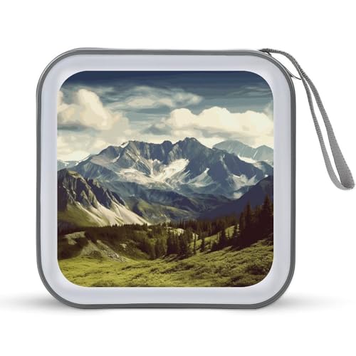 Rangement CD DVD zippé étui plastique 40 disques pour transport auto et maison