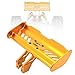 Luwecf RC Tail Wing Aluminum Tail Wing Rear Spoiler Sturdy 1:14 1:12 Modification Tail Wing Bracket for 144001 124019 144016 4001R, Gold