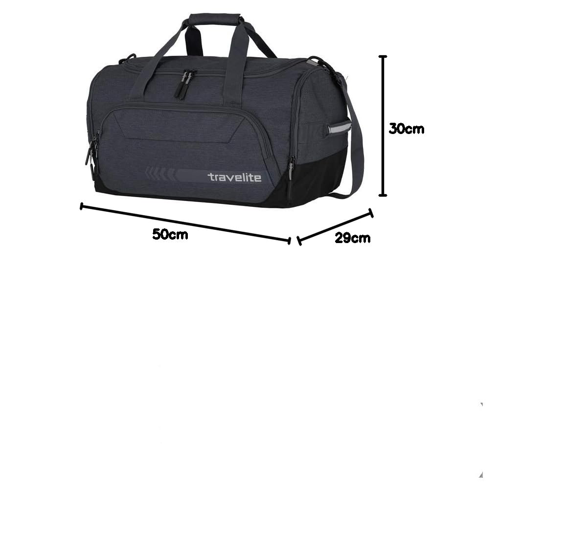 Travelite Kick Off Torba, Antracytowy, M, 50 cm, 45 l