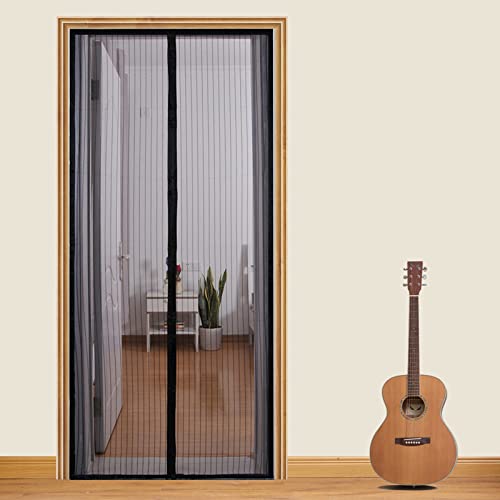 Magnetic Screen Door - Self Sealing, Heavy Duty PCduoduo (37\" x 83\") - Thumbnail 4
