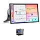 Avylet 9 Zoll Wireless Carplay Display für Apple Carplay & Android Auto, Tragbarers Carplay Autoradio mit Magnetischer Halterung, OTA-Updates, IP67 Rückfahrkamera, GPS Navigation, Bluetooth 5.0