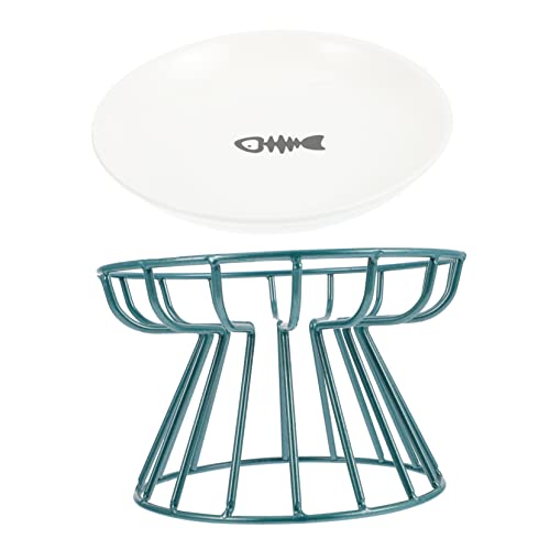 YARNOW ペット用猫用高脚フードボウルと水皿 機能付き製キャットボウル