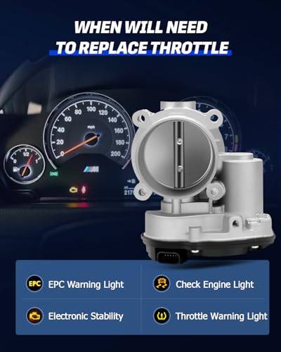 TFGCSG Throttle Body Compatible 2009-2016 for Ford for Escape | 2010-2016 for Ford for Fusion | 2009-2011 for Mercury for Mariner Replace 67-6015 337-02211 S20067 TB1030 ETB0041 977300 DS7Z9E926D - Thumbnail 4