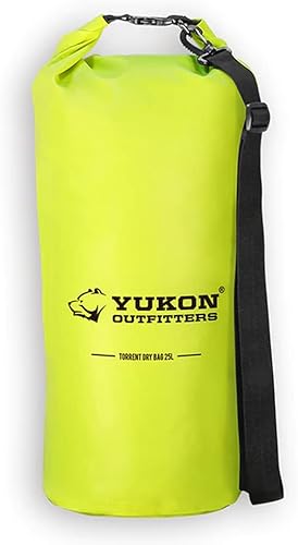 Yukon Outfitters Kayak al aire libre que vela el río soldó con autógena la bolsa seca hermética, 25L
