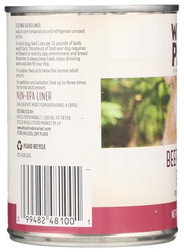 Image of Whole Paws, Wet Dog Food, Beef & Lentil Feast, 13.2 Ounce