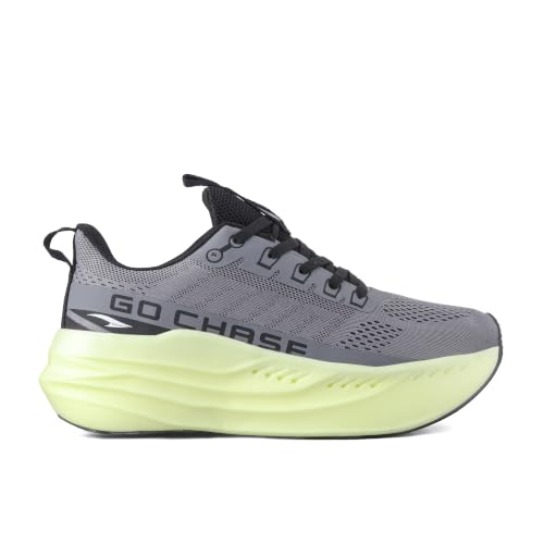 Image of ASIAN Aerofoam-01 Men's Running Shoes with Breathable Mesh Upper | Energy Return Sole, Lace-Up Fit & Lightweight Comfort
