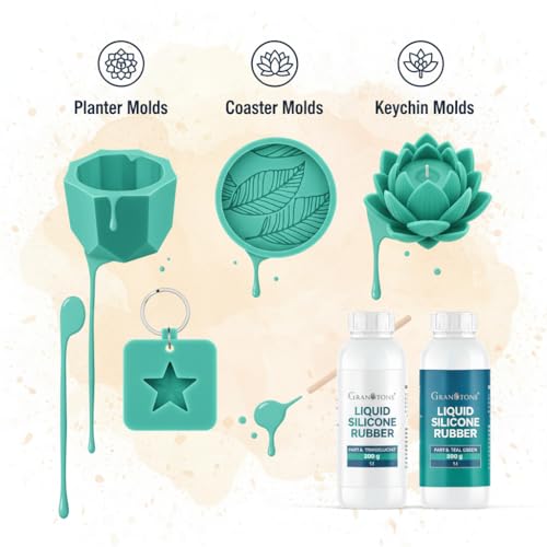 Image of GRANOTONE Liquid Silicone Rubber 1:1 Mould Making Kit 2kg