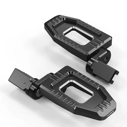 バイク用フットレスト スポーツスターS RH1250S 21-2024 ローライダーST FXLRST 117 ストリートボブ FXBB 107 FXBBS 114 調整可能なライダーフットペグ フットレスト(黒)