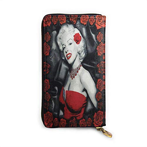 Preisvergleich Produktbild JHGFG Marilyn Monroe Geldbörse Premium Leder Noble Coin Purse