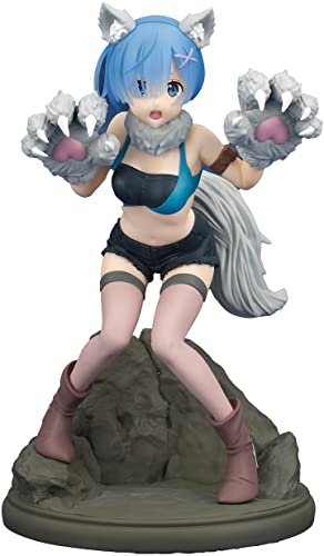 Statue Rem ReZero Monster Motions décoration idéale pour bureau et setup gaming