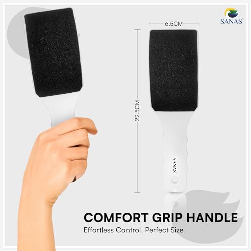 Image of Sanas foot scrubber for dead skin (1 Pcs) Pedicure Foot File, Foot Cleaner for Cracked Heels, Feet Scrubber, Dead Skin Remover Foots Tool, foot scrubber Pedicure Tools for Smooth Soft Feet (1Pcs)