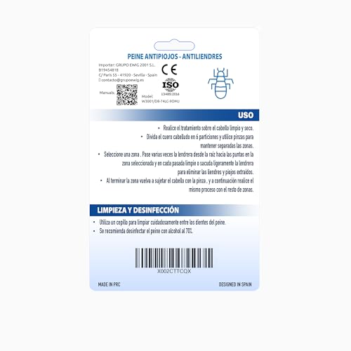K_MED W3001 Die K-MED Profi-Lockenbandage vereint alle aktuellen technischen Verbesserungen für maximale Wirksamkeit bei der Beseitigung von Läusen und Nissen – Kinder und Erwachsene – Schwangere