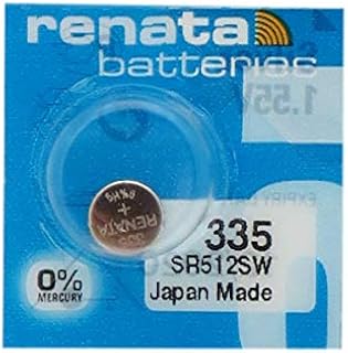 335 / SR512SW Renata Silver Oxide Button Battery (5)