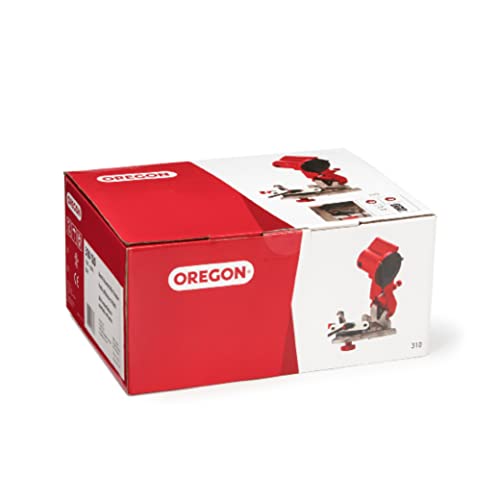 Oregon Professional Chainsaw Sharpening Device, Compact 230-Volt Bench Grinder, Universal Chain Saw Sharpener, Electric, for All Chainsaw Chains (310-230), Red 4 Oregon Professional Chainsaw Sharpening Device, Compact 230-Volt Bench Grinder, Universal Chain Saw Sharpener, Electric, for All Chainsaw Chains (310-230), Red - Image 4