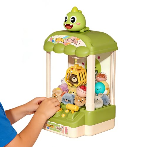 Máquina de garras pequeñas, juguetes dispensador de premios temáticos de dinosaurios | Máquina de tema de dibujos animados - Para casa, sala de juegos, de cumpleaños, niñas, reuniones