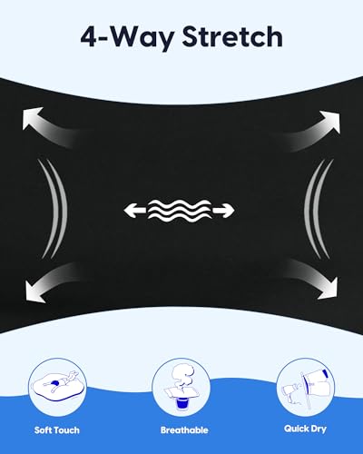 Image of maamgic Boys Swim Trunks with Compression Liner Quick Dry Swim Shorts Anti-Chafe Boy Bathing Suit