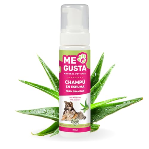 Me Gusta Champú Bio Espuma Aloe Vera Perros y Gatos