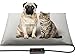 Toozey Pet Heating Pad, Electric Heating Pad with Chew Resistant Steel Cord for Dogs and Cats (28 x 16)