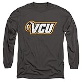 Virginia Commonwealth University Official Distressed Primary Unisex Adult Long-Sleeve T Shirt,...