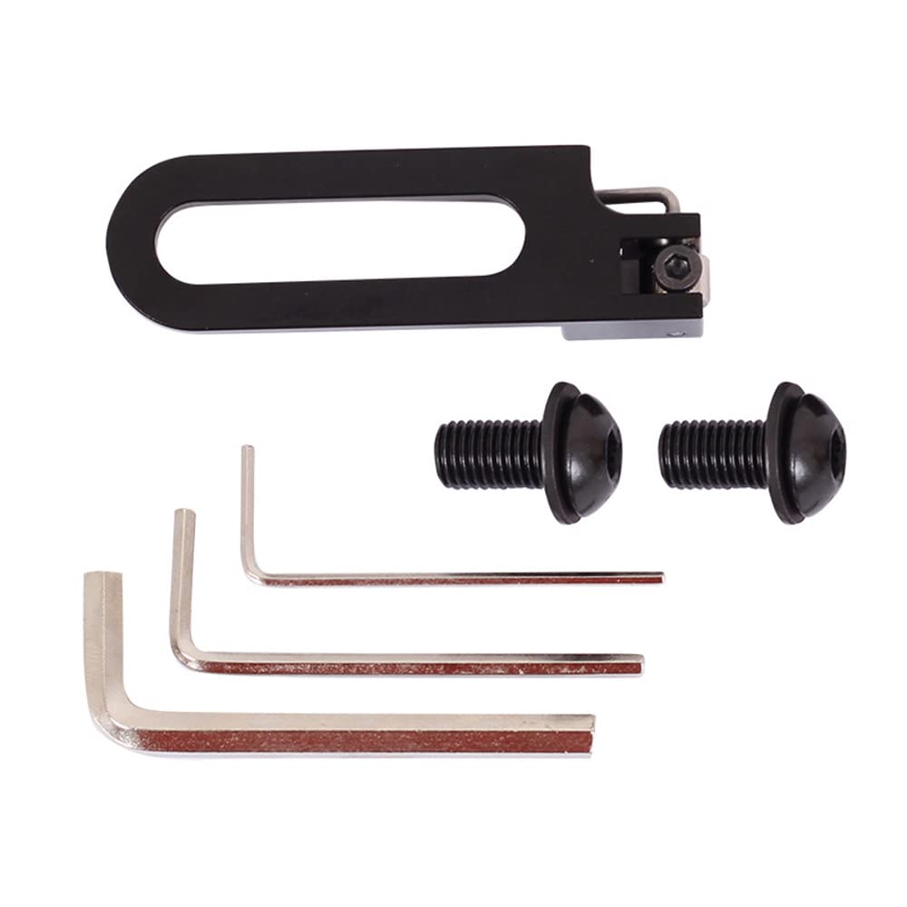 Repose-flèche magnétique professionnel en aluminium pour tir à l'arc - Remorque de flèche de rechange pour droitier - Accessoire de tir à l'arc - Noir