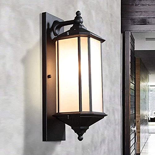 Lámpara de pared retro para pasillos oscuros con portalámparas E27 5