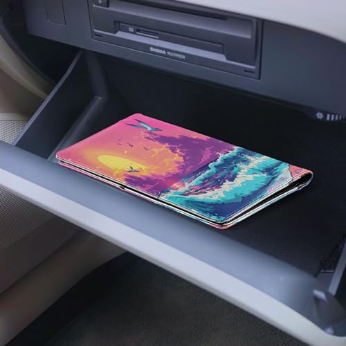 Organizador para carro de cuero miniatura 6
