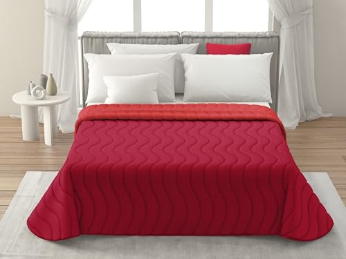 MAXIME MAISON - Couvre Lit 1 Personne (100 GR/mq) Dessus de Lit 1 Personne (165x265), Couverture Lit 1 Personne, Dessus de Lits et Couvre-Lits, Jeté de Lit Double Face...