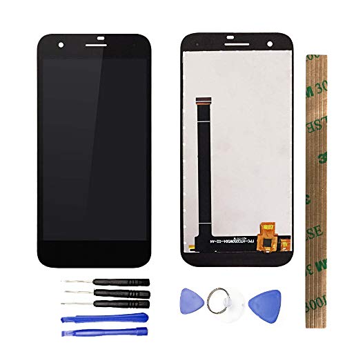 JayTong Schermo Display Completo LCD Digitizer Toccare Schermo Pannello Vetro Assemblea Parti di Ricambio con Strumenti Gratuiti per Vodafone Smart E8 VFD510 VFD 510 Nero