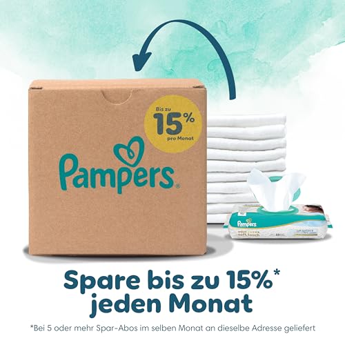 Pampers Harmonie Windeln Größe 2, 204 Windeln, 4kg-8kg, sanfter Hautschutz mit 100Prozent Pampers Schutz