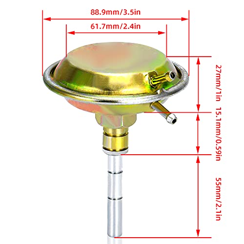 Carkio Shift Actuator Front Axle 4WD Vacuum Actuator Compatible with Dodge Ram 1500 2500 3500 4x4 Replacement 4506116 600-202 600-201 TCA27