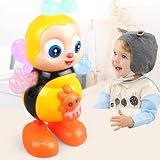 Abejita Chiquitita, De Abejita con Musica, Eléctrico Abejas con Luces, Bailarín para Bebés, 13.5x11x20cm, para Niños Y Niñas De 1-3 Años Regalo Cumpleaños Navidad Casa