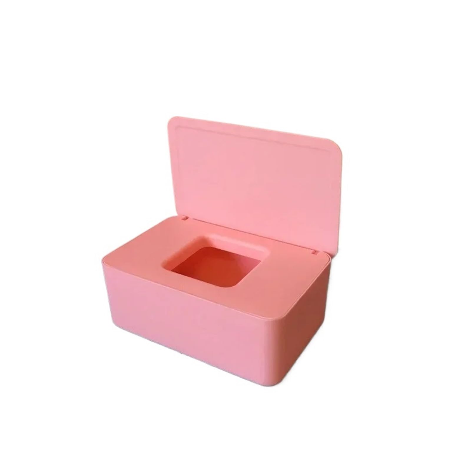 Eefpxwtz Pink Household Square Tissue Box， Plastic Tissue Box Holder Wet Cover Paper Towel Dispenser Wipes Napkin Multicolor(Pink)