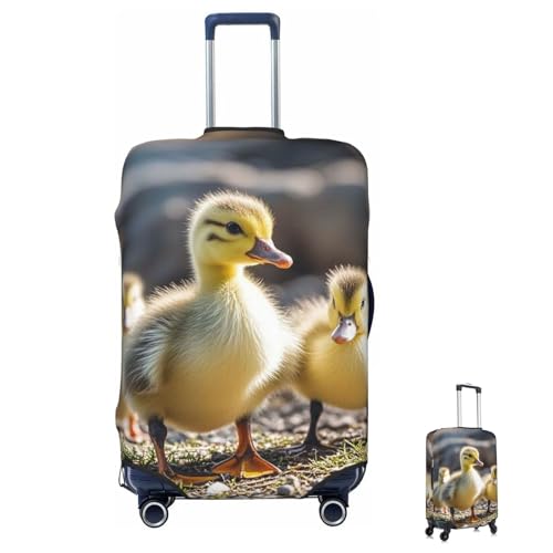Luggage Cover Washable Elastic Suitcase Covers cute baby ducks Travel Baggage Cover Fashion Anti-scratch Suitcase Protector Decoraitve Covers Fits 18-32 Inch Luggages X-Large