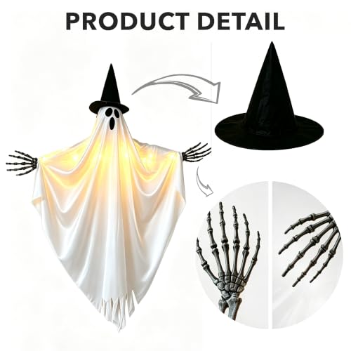 Halloween Decorations Outdoor,Swinging Ghost Outdoor Decor - image 5