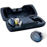 Bose SoundSport Free, vollkommen kabellose Sport – Kopfhörer, (schweißresistente Bluetooth-Kopfhörer für Sport), Dunkelblau/Gelb - 6