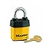 Master Lock Padlock, Covered Laminated Steel Lock, 2-1/8 in. Wide, 911DPF