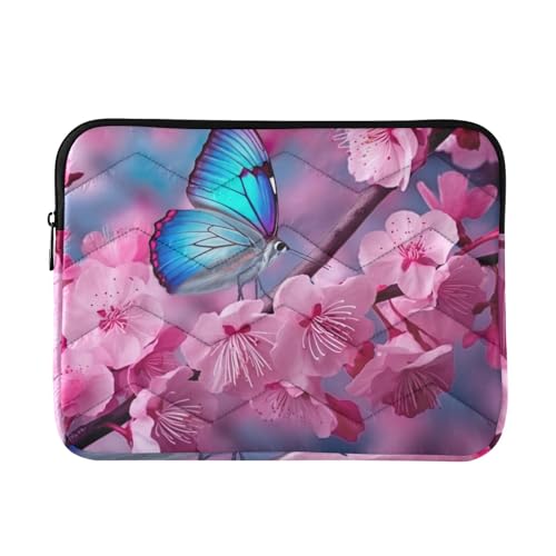 Funda Rosa con Flor para Portátiles 13-14 Pulgadas miniatura 1