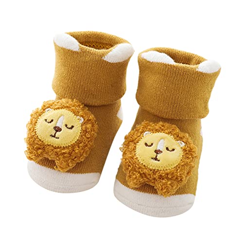 Baby Winter Socks Warm Winter Baby Socks Cartoon Coral Velvet Warm Socks Cute Plush Ear Kids High Socks