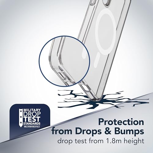 cellularline - Gloss Mag - Compatibile con Galaxy S25 Ultra - Custodia magnetica - Compatibile con ricarica MagSafe wireless - Trasparente - 2